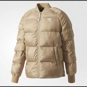 Adidas Hu Hiking Camo Reversible Puffer Jacket L